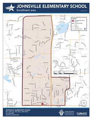 Johnsville enrollment area map 